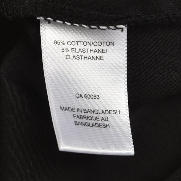 Jones York Black Tank Top Sleeveless Cotton Size Large - Picture 6 of 8